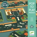 Djeco Pop to Play Puzzle - Roads DJ07162